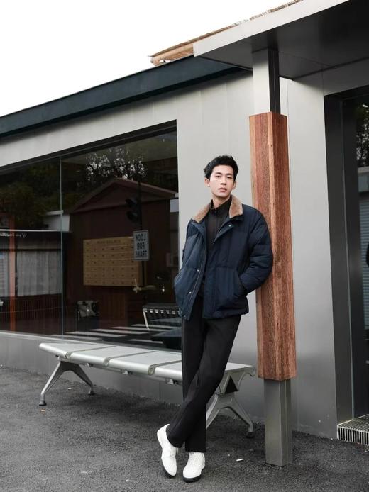 【澳洲美利奴羊毛×高支蚕丝】Schenvega 情侣三防冬日加绒厚款休闲裤（B57-2516） 商品图1