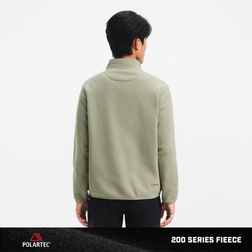 伯希和户外Polartec200抓绒衣男秋季轻暖防风冲锋衣内胆运动上衣 商品图4