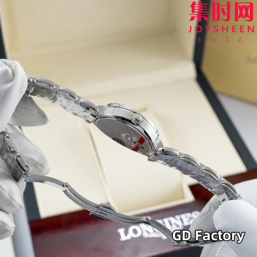 升级版 浪琴心月月相系列 表径30.5mm 蓝钻面 女士腕表 商品图4