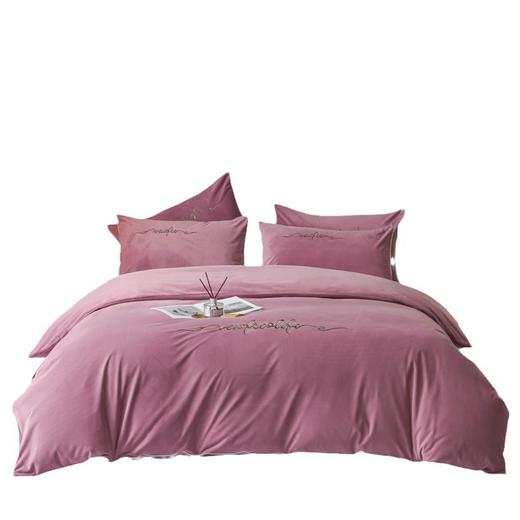 冬季【A类加厚宝宝绒床上四件套】婴儿绒保暖刺绣被套 牛奶绒床单床笠床品 商品图4