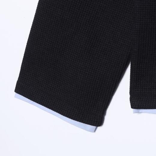 25286SDSA男士秋冬新款痞帅男装潮牌撞色拼接翻领卫衣百搭时尚套头上衣 商品图4