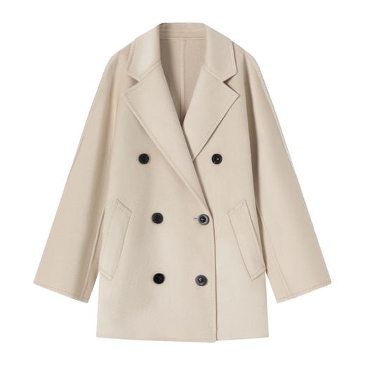 【人生大衣】短/中长/长款任选 N°28必入款 | 2025秋冬新款【发光大衣】羊毛羊绒混纺大衣 | 82%羊毛+18%羊绒 | 8855A1D801  商品图7