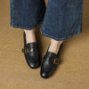 【预售5天】巨好穿软牛皮平底乐福鞋女新款圆头深口单鞋百搭通勤小皮鞋SSS&S9868 商品缩略图3