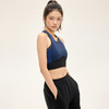 Leorrey/乐拉固定罩杯无缝一体织工字背健身瑜伽运动背心WX1284 商品缩略图1