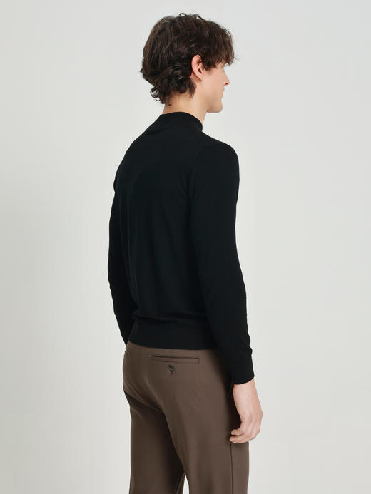 callisto黑色绵羊毛毛衣 商品图4