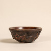 清	沉香木雕螭虎纹碗 商品缩略图1