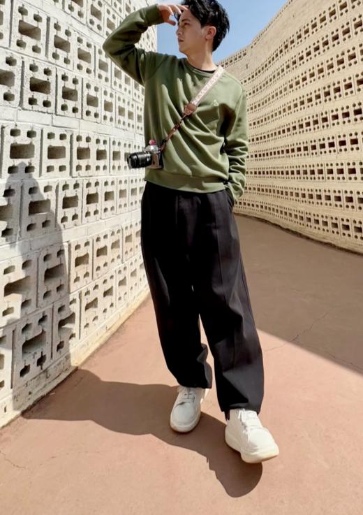 毒家，官网刚刚上市！秋冬款复合加绒！双色！！威海订单！ 哈吉斯华夫格抓绒保暖卫衣 商品图2