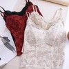 预售一周 不退换 百搭叠神器 GAO级性感 精致V领法式蕾丝一体吊带 商品缩略图1
