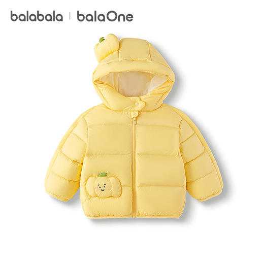 巴拉巴拉balaOne儿童羽绒服宝宝女童男童2025年冬季可爱三防外套 商品图4
