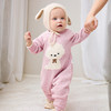 迷你巴拉婴儿衣服新生儿宝宝半边绒连体衣保暖可爱爬服秋冬款 商品缩略图2