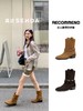 【云粉节】BF楼森达牛皮西部靴女25冬季新款复古民族风粗跟堆堆靴短靴XVW01吊牌价999活动价499 商品缩略图1