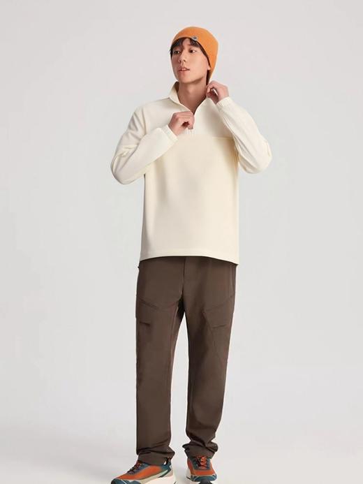 【380克高克重 版型显瘦 撞色拼接】Schenvega撞色半开领卫衣（B49-2508） 商品图6