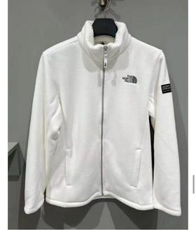 清仓，超厚羊羔毛白色 xl双面绒超保暖！ 男女同款tnf北面立领摇粒绒外套  双面绒外套