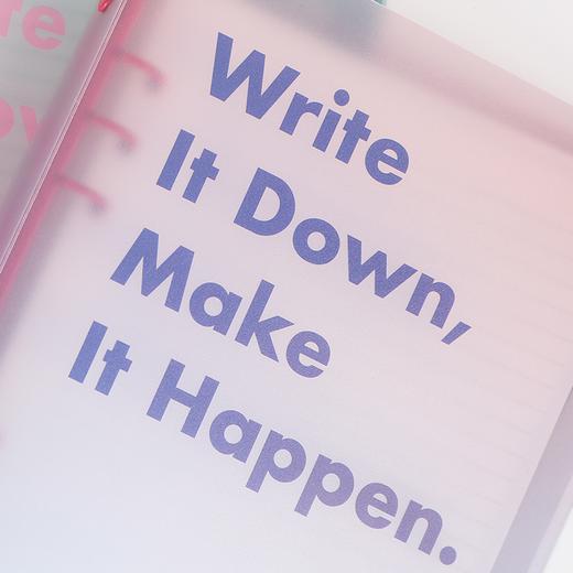 趁早活页组合pp封皮+内芯（西雅图夜未眠+周计划拉页版-A-） 商品图3