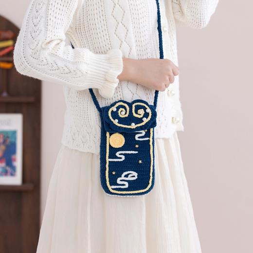 苏苏姐家福瑞手机包手工diy编织钩针包包毛线团自制材料包 商品图2