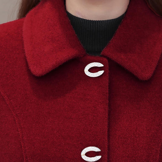 QYM 7202B99-Y仿貂绒外套厚款时尚气质上衣 商品图4