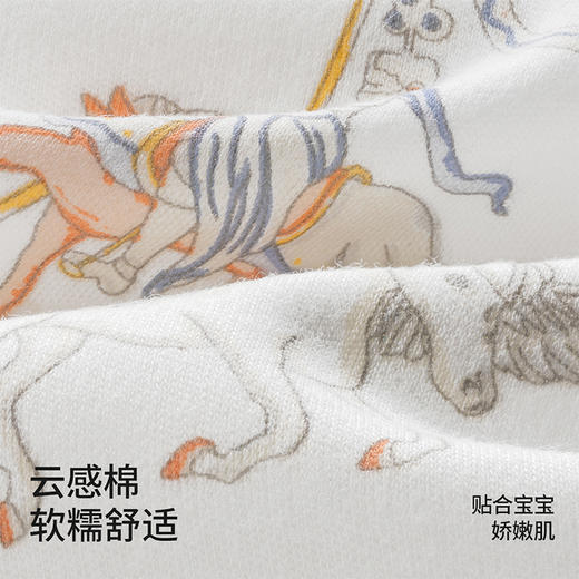 贝肽斯婴儿衣服春秋季连体衣男女宝宝睡衣长袖打底外穿哈衣爬服 商品图6