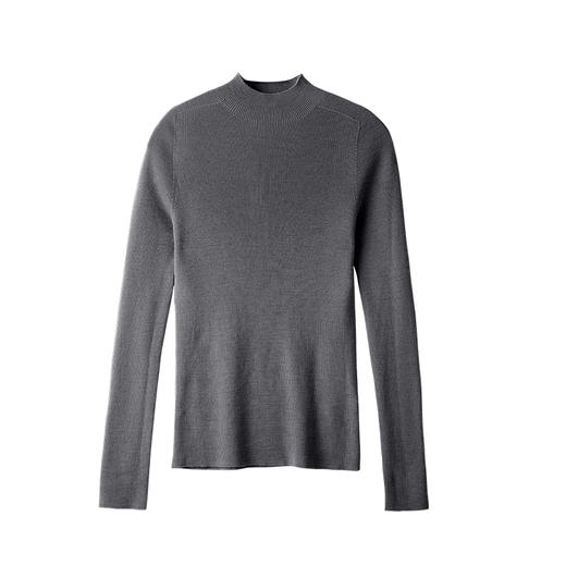 爱帝100%绵羊毛美丽诺羊毛衫高领女士打底衫 商品图8