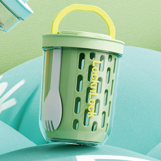LCB861GRNFU 乐扣乐扣 多功能沥水沙拉杯（绿色） 商品图7