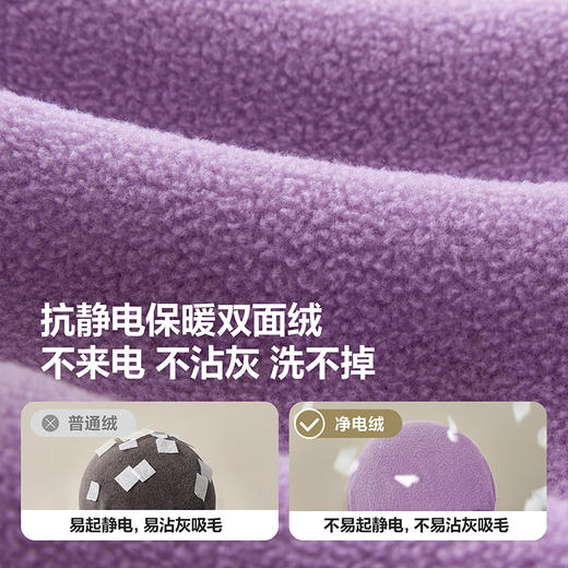 [净电绒]迷你巴拉男女童抗静电长袖套装儿童长裤2025冬新品 商品图3