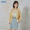 NUTS商场同款夏季时尚休闲简约高腰纯色水洗牛仔半裙女231065079B 商品缩略图4
