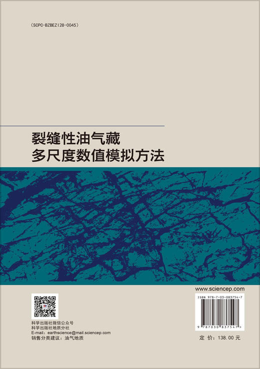 裂缝性油气藏多尺度数值模拟方法 商品图1