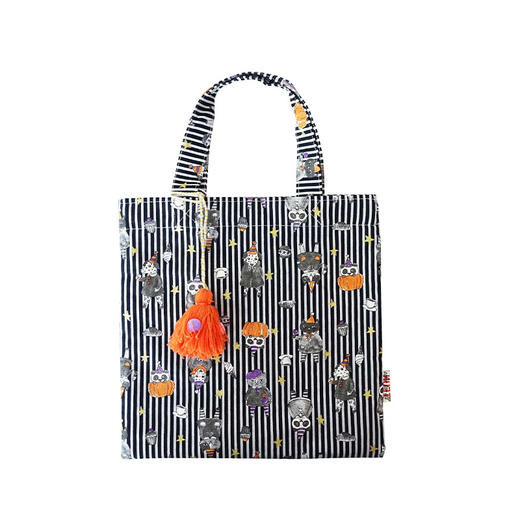 HUJI祤集方形小拎袋插画万圣节 商品图1