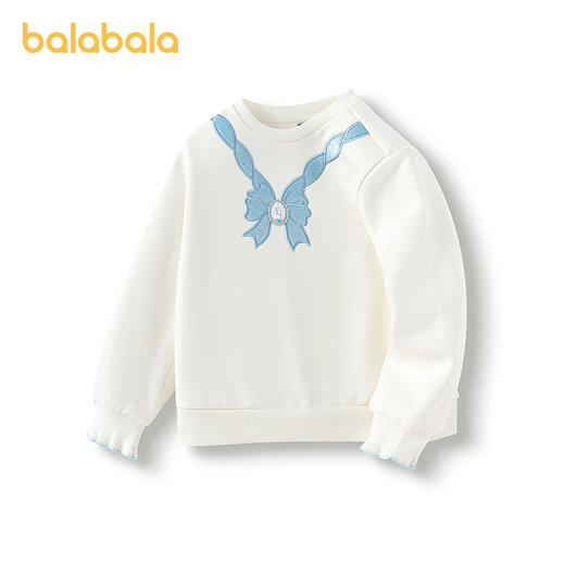 【爱莎IP】巴拉巴拉童装儿童卫衣女童冬中幼童休闲圆领上衣甜美 商品图0