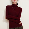 「自j」全新升级【铂金会员109/天猫149/差价40】(93705)洛诗琳含羊毛蚕丝加绒打底衫2025秋冬加厚保暖半高领上衣女93705 商品缩略图2