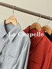 会员福利【挺阔有型/高品质】拉夏贝尔/La Chapelle通勤排扣翻领衬衫女2025秋季新款一字假口袋长袖宽松长袖衬衣 商品缩略图9