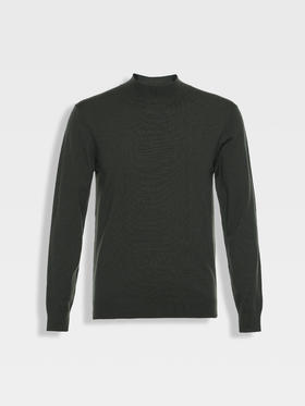 callisto绿色绵羊毛毛衣