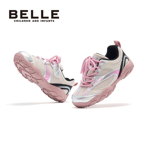 百丽儿童秋季新款网面透气阿甘鞋 BL5330 商品图8