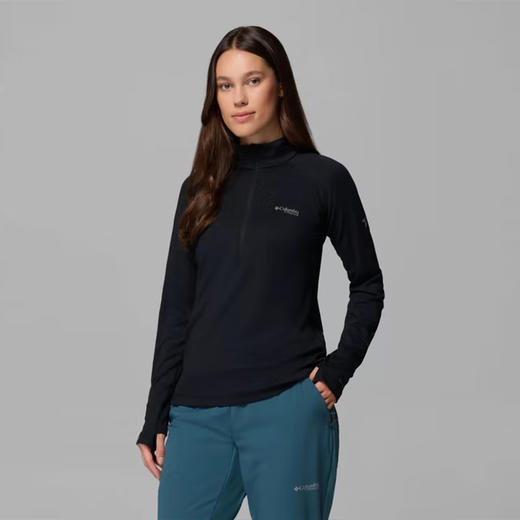 哥伦比亚女式立领半拉抓绒卫衣AR9202 商品图0