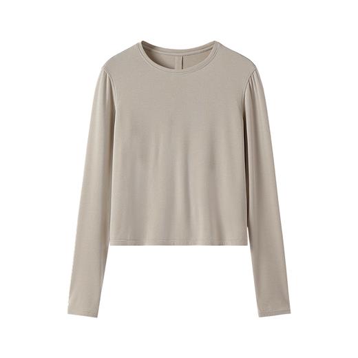 27%莫代尔+9%绵羊毛 圆领莫代尔羊毛云感上衣   A-5311 商品图3