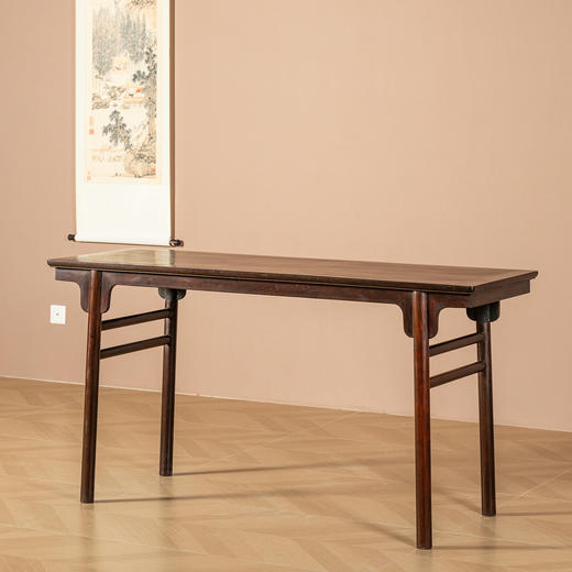 清	红木夹头榫刀牙板平头案 商品图0