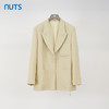 NUTS商场同款春秋款纯色时尚通勤气质直筒西装外套女241048450B 商品缩略图0