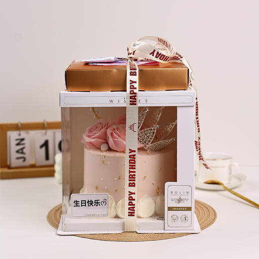 倾心｜粉雪山鲜花鲜果蛋糕，加冕你的公主梦【惠州】 商品图3