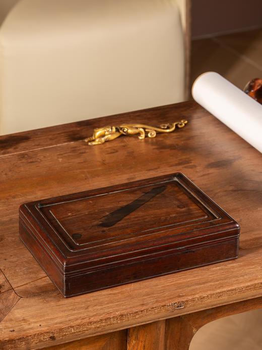 清	红木盖盒 商品图3