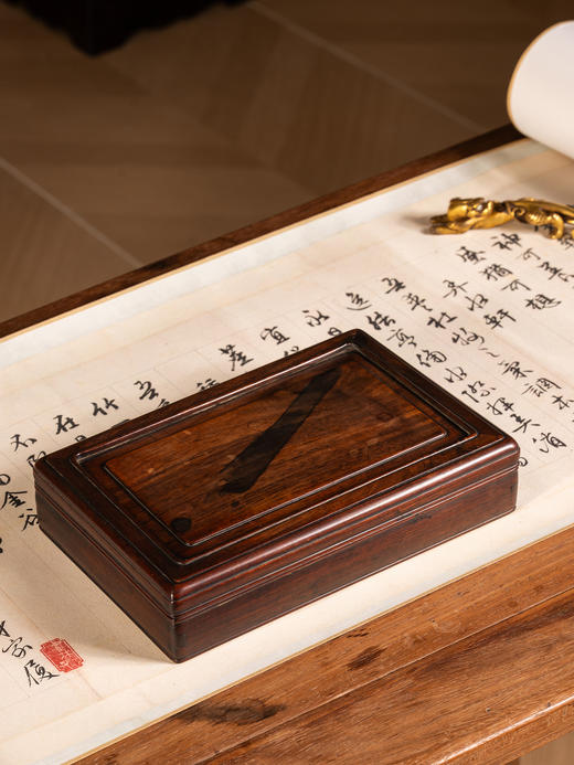 清	红木盖盒 商品图0