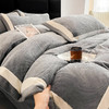秋冬【a类牛奶绒四件套】7D雕花绒保暖被套罩 冬季加厚双面绒床上用品  商品缩略图6