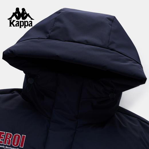 Kappa 运动羽绒服男2025新款冬季女连帽保暖外套防寒服K0FY2YY07 商品图1