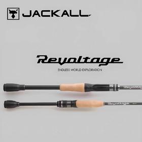 JACKALL负电压二代REVOLTAGE-Ⅱ2023款RV2软木手把独节路亚竿