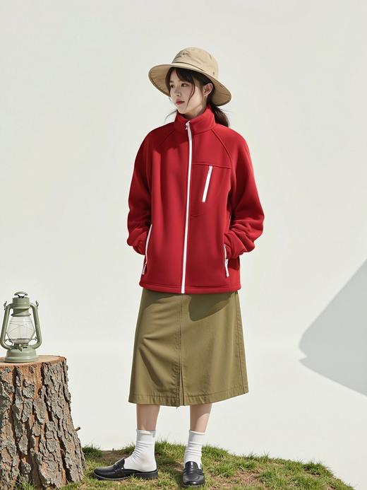 【400G奥粒绒 强悍保暖 高颜超柔】L3级户外保暖情侣抓绒衣 （内搭外穿皆可 A31-228） 商品图4