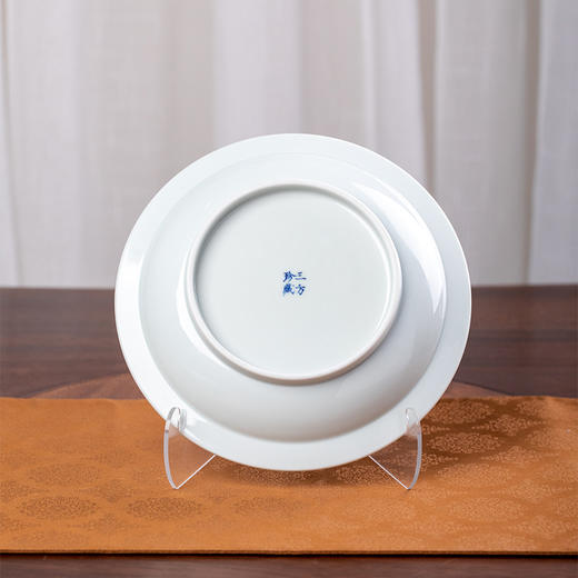 青花松竹梅壶承  直径18.5cm 高度3cm 商品图2