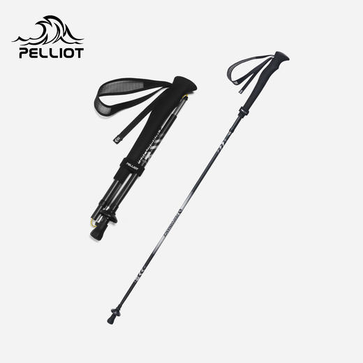 【轻羽】伯希和户外越野杖专业碳纤维登山手杖折叠超轻跑步装备 商品图0