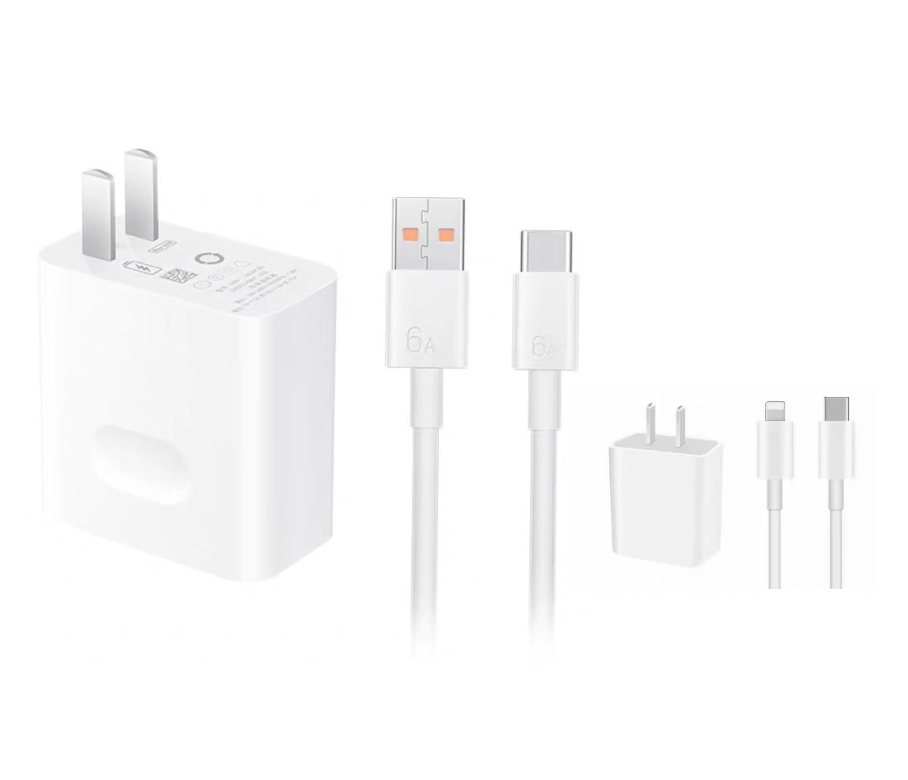 买一套送一套 快充套装内含插头+充电线  3C认证高质快充组合 A-5284   AURARO