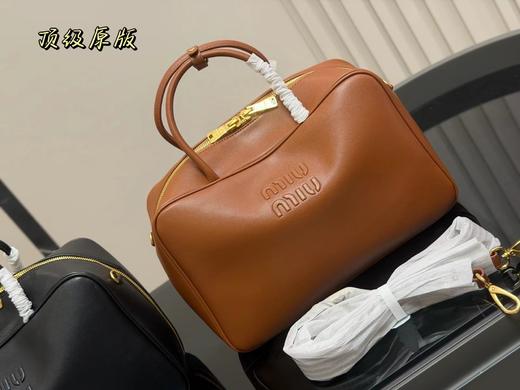 D101062可手拎也可斜挎棉质缎面衬里保龄球公文包 商品图1