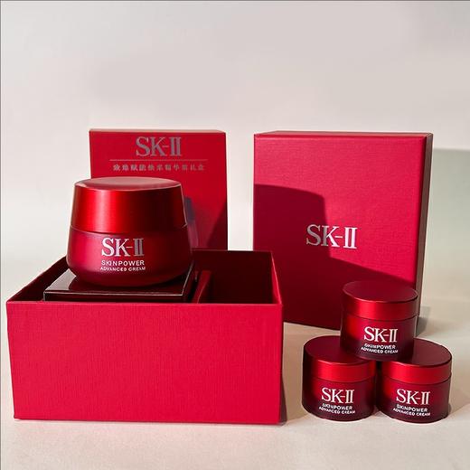 【礼盒礼袋】SK-II大红瓶面霜礼盒滋润型（大红瓶面霜80g+大红瓶面霜15g*3） 商品图2