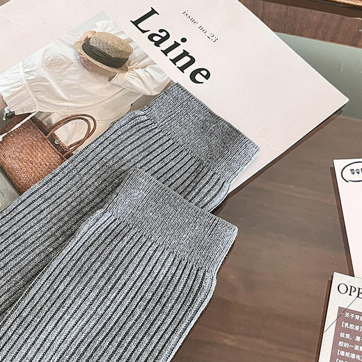 【1双装】超细抗起球羊毛小腿袜秋冬新款女袜长筒袜子时尚【2522822】 商品图8