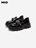 米奥高跟乐福鞋英伦风厚底增高JK单鞋 商品缩略图0